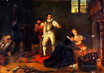 ロバート・アレクサンダー・ヒリングフォードの歴史的戦闘シーンの証拠隠滅 Oil Paintings
